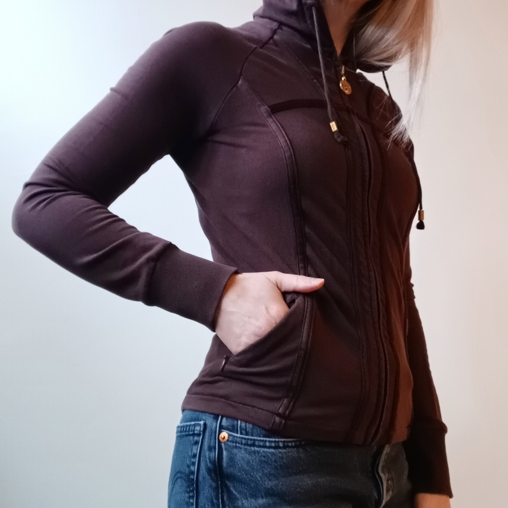 Vintage Aughts BCBG Lightweight Zip-Up Hoodie